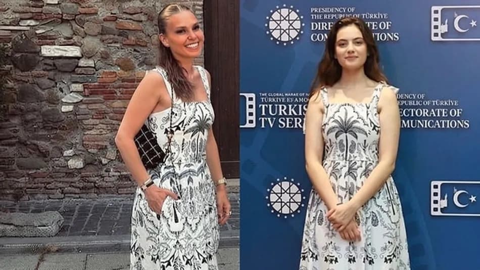 Ava Yaman ve Aslı Enver aynı elbiseyle gündem oldu