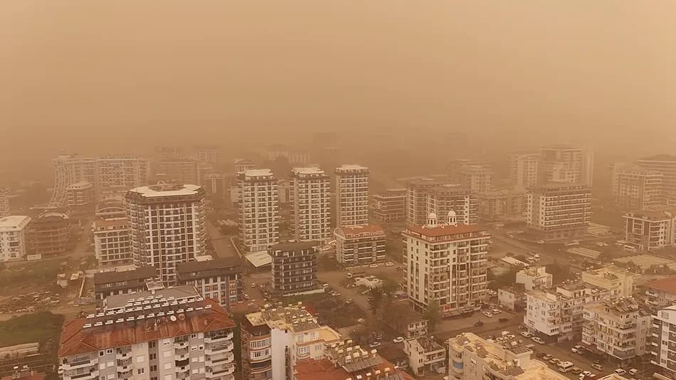 Meteoroloji'den 13 il için çöl tozu uyarısı