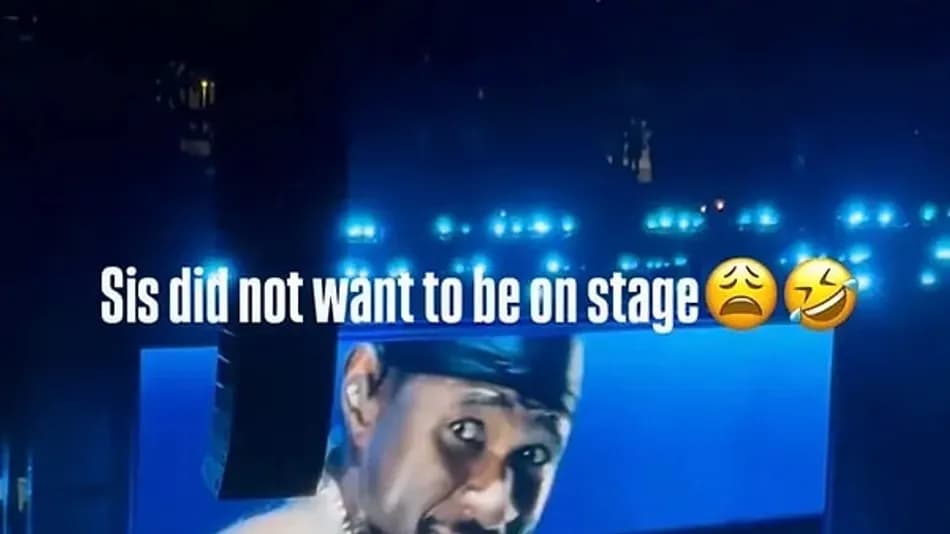 Usher Nashville Konserinde Hayranını Sahneden İndirdi
