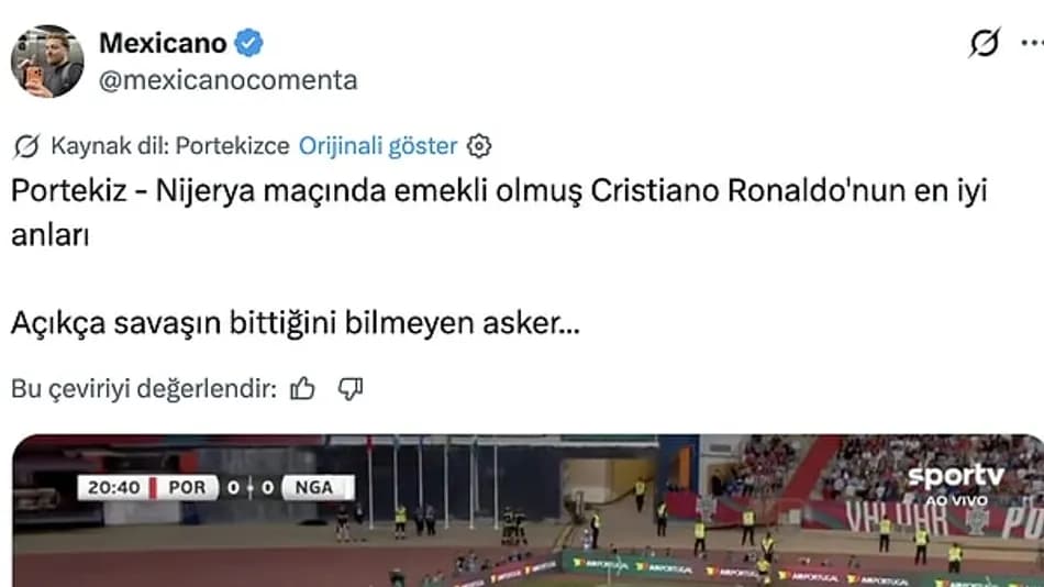 Cristiano Ronaldo’nun Portekiz Performansı Gündem Oldu