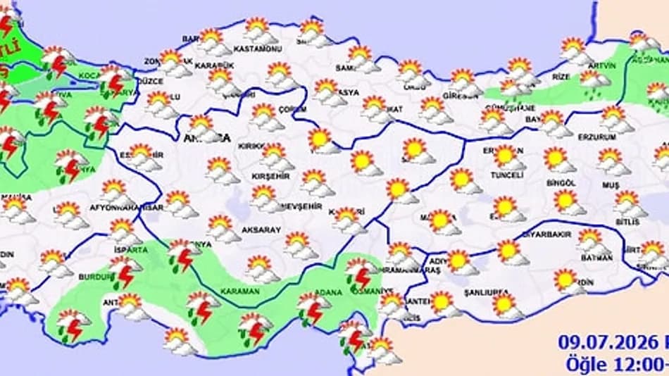 Meteoroloji uyardı: İstanbul dahil 20 ilde sağanak bekleniyor