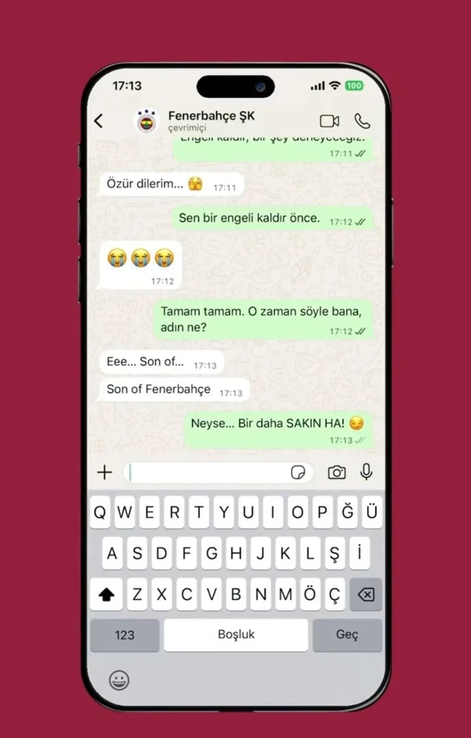 Galatasaray'ın Fenerbahçe'ye Gönderme İçeren Paylaşımı Kaldırıldı