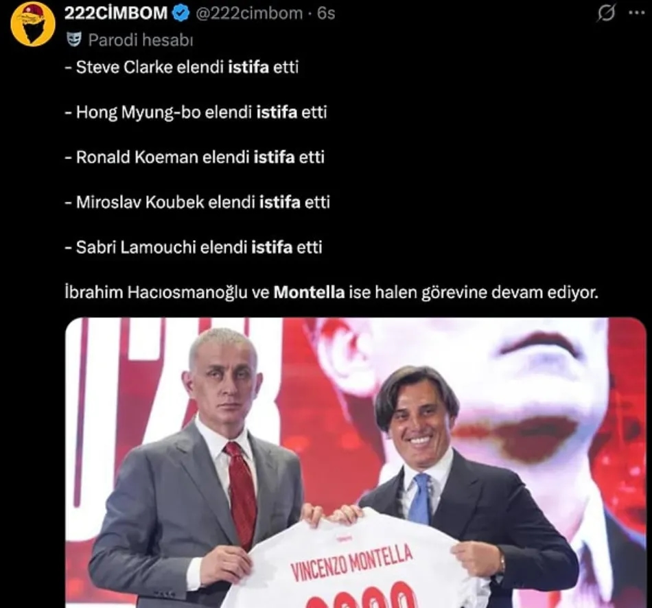 Koeman istifa etti, Montella kararı yeniden gündem oldu