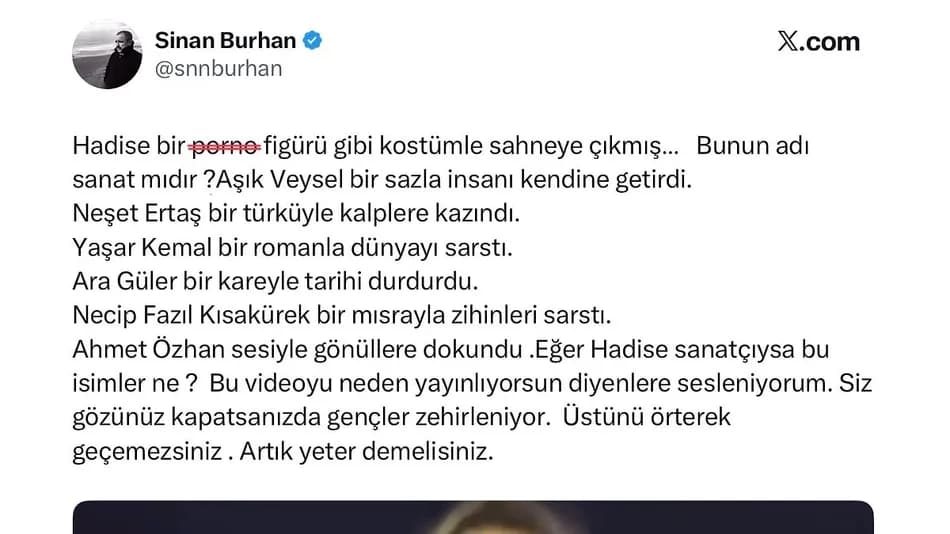 Hadise'den Kostüm Eleştirilerine Hedef Gösterme Tepkisi