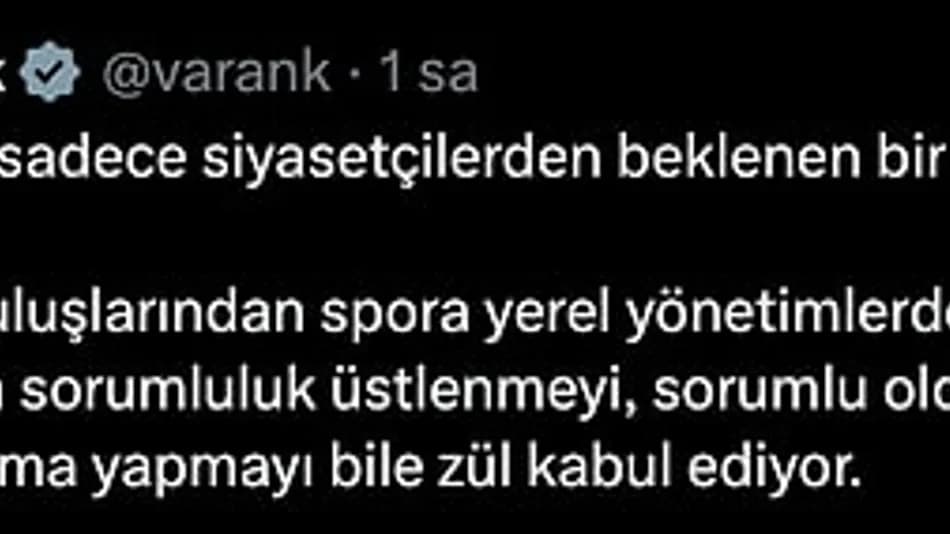 Mustafa Varank’tan TFF ve Montella için istifa göndermesi