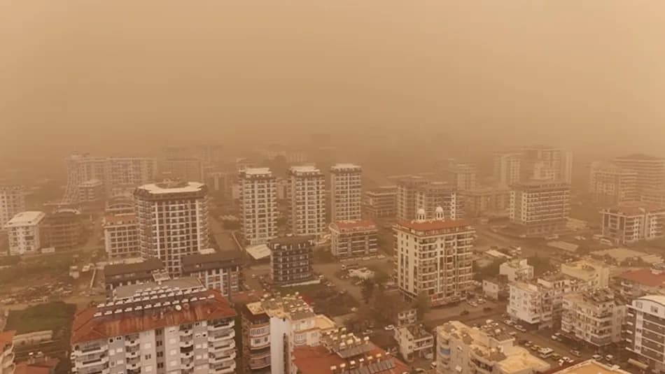 Sahra tozu Türkiye’de etkili olmaya başladı