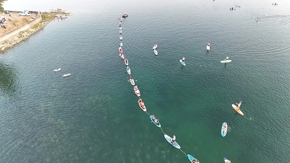 Sapanca Gölü’nde SUP ilgisi büyüyor: 700 kişi sırada