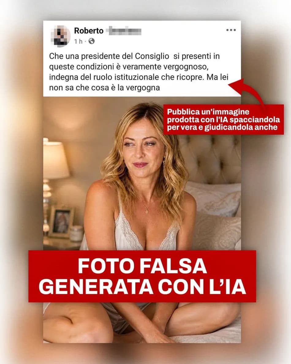 İtalya Başbakanı Giorgia Meloni, yapay zekayla üretilen sahte fotoğraflara tepki gösterdi