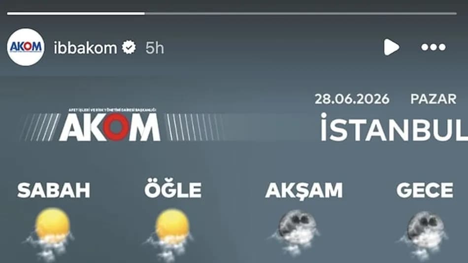 AKOM ve Meteoroloji uyardı: İstanbul’a yağmur geliyor