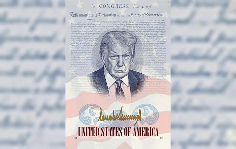 Beyaz Saray'ın 250. yıl için Trump portreli pasaport hazırladığı öne sürüldü
