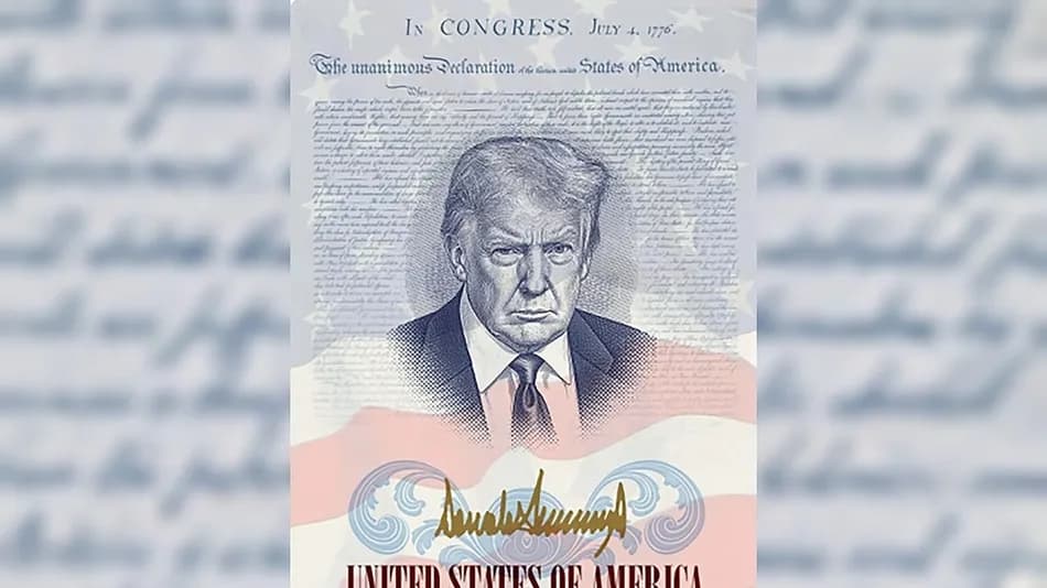 Beyaz Saray'ın 250. yıl için Trump portreli pasaport hazırladığı öne sürüldü