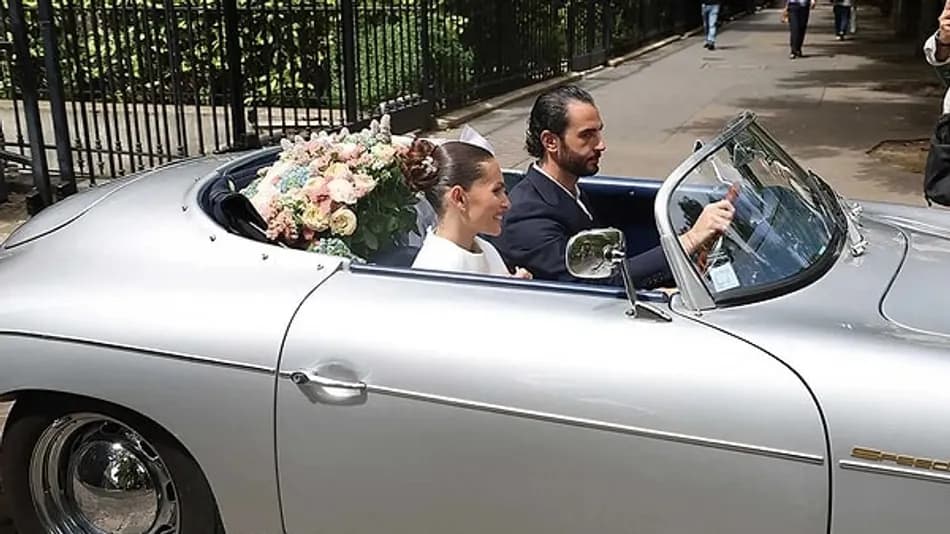 Thylane Blondeau Paris’te Ben Attal ile evlendi