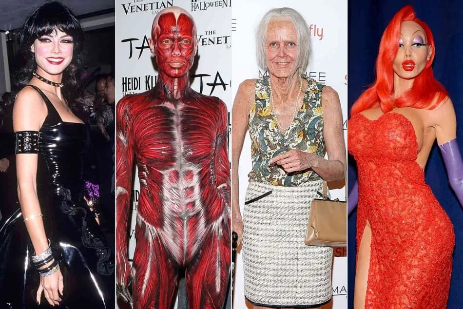 Heidi Klum, Met Gala 2026'da mermer heykel görünümlü kostümüyle dikkat çekti