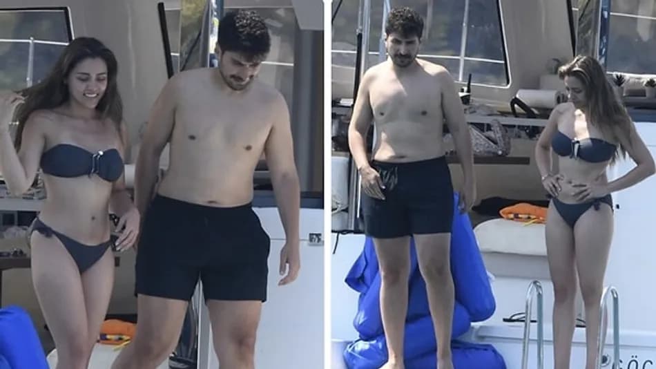 Sıla Türkoğlu ve Ata Ayyıldız Göcek Tatilinde Görüntülendi