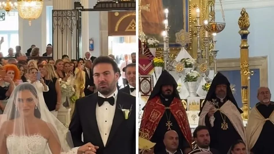 Derev Clara Kösedağ ve Rudi Bodosoğlu evlendi