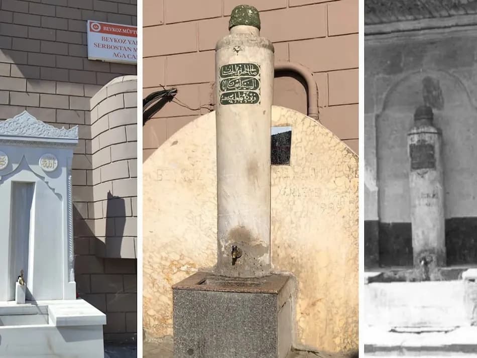 Beykoz'daki 285 yıllık İshak Ağa Çeşmesi'ne izinsiz müdahalenin muhtarlık tarafından yapıldığı belirtildi