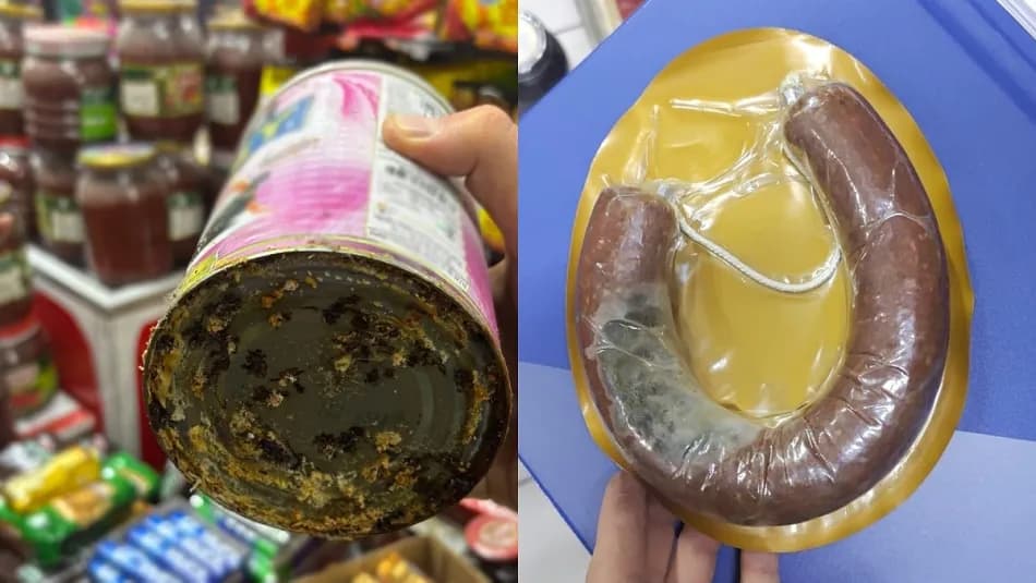 Ordu'da bir markette 4 kamyonet dolusu sağlıksız gıda toplatıldı