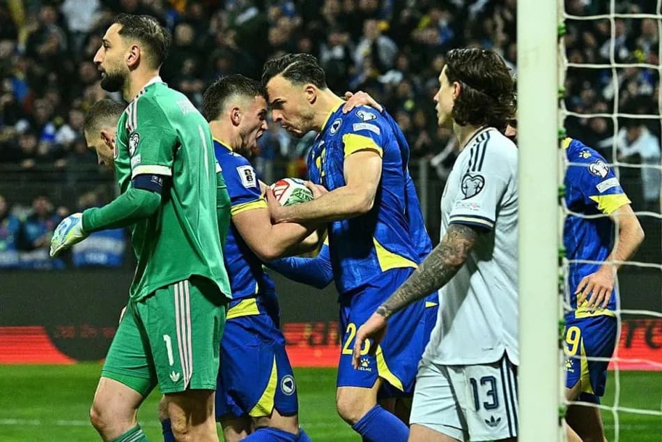 Bosna Hersek, İtalya'yı eleyerek Dünya Kupası'na katılma hakkı kazandı