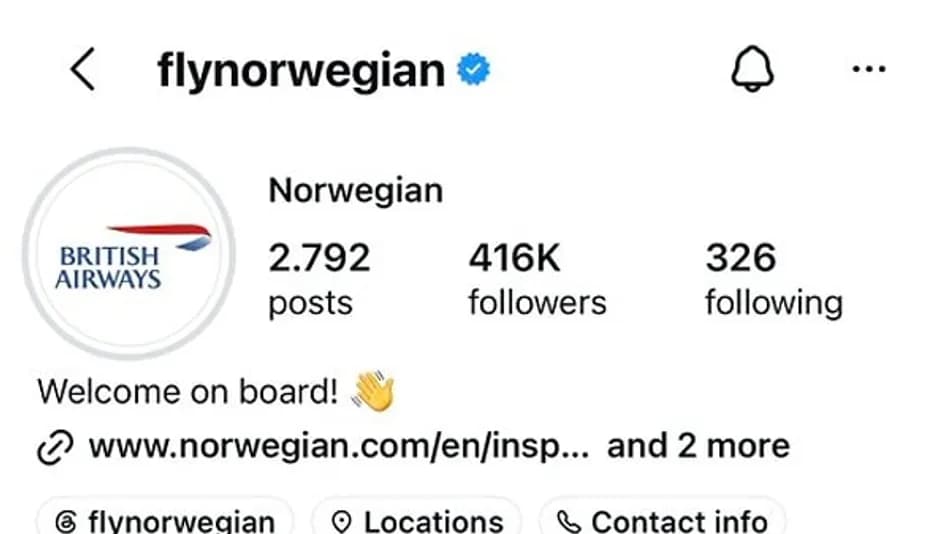 Norveç-İngiltere maçının kaybedeni Norwegian Air oldu