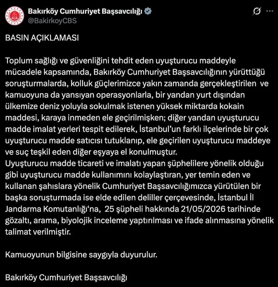 Bakırköy Başsavcılığı soruşturmasında Mabel Matiz'in gözaltına alındığı öne sürüldü