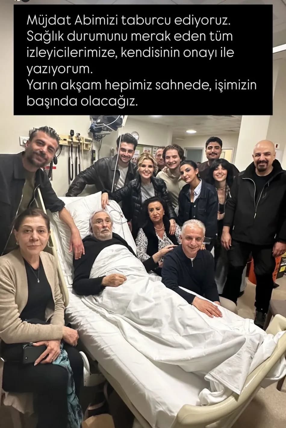 Müjdat Gezen, tiyatrodaki gerginliğin ardından hastaneye kaldırıldı