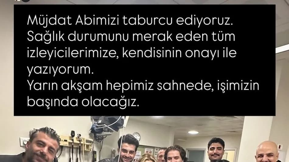 Müjdat Gezen, tiyatrodaki gerginliğin ardından hastaneye kaldırıldı
