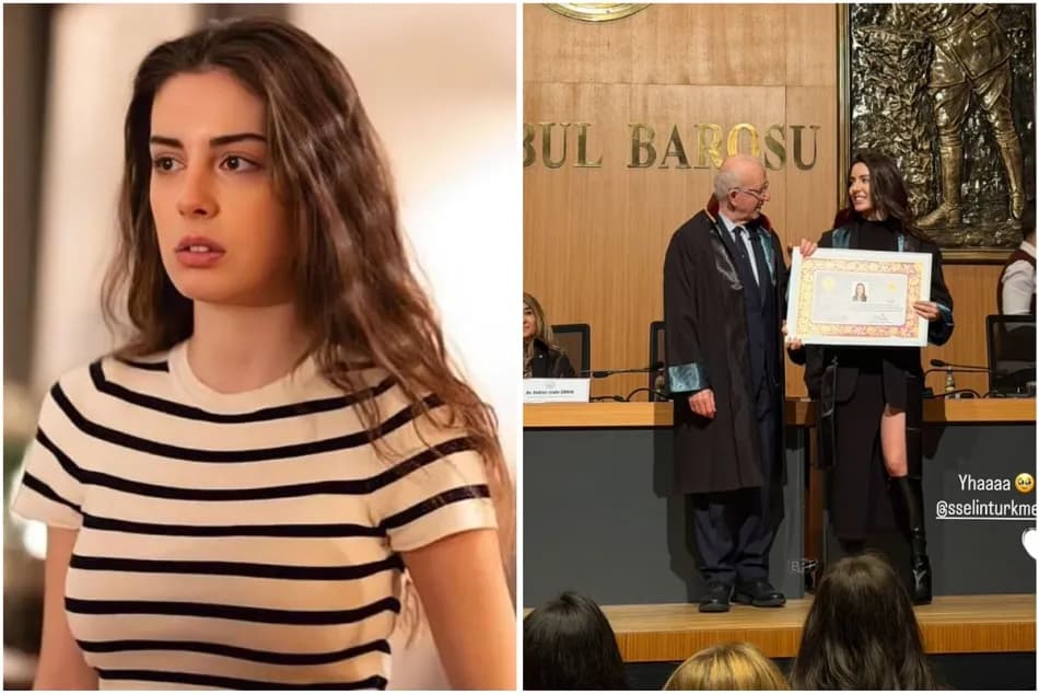 Kızılcık Şerbeti oyuncusu Türkmen avukatlık ruhsatını aldı