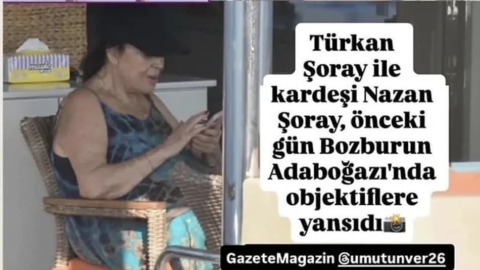 Türkan Şoray Bodrum’da tatilde görüntülendi