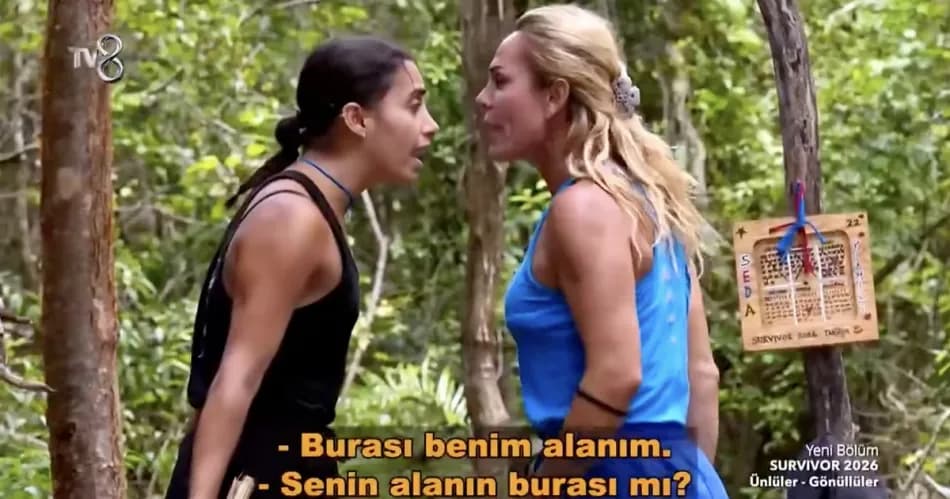 Survivor 2026'da Nagihan ile Seda Arasında Baraka Tartışması Yaşandı
