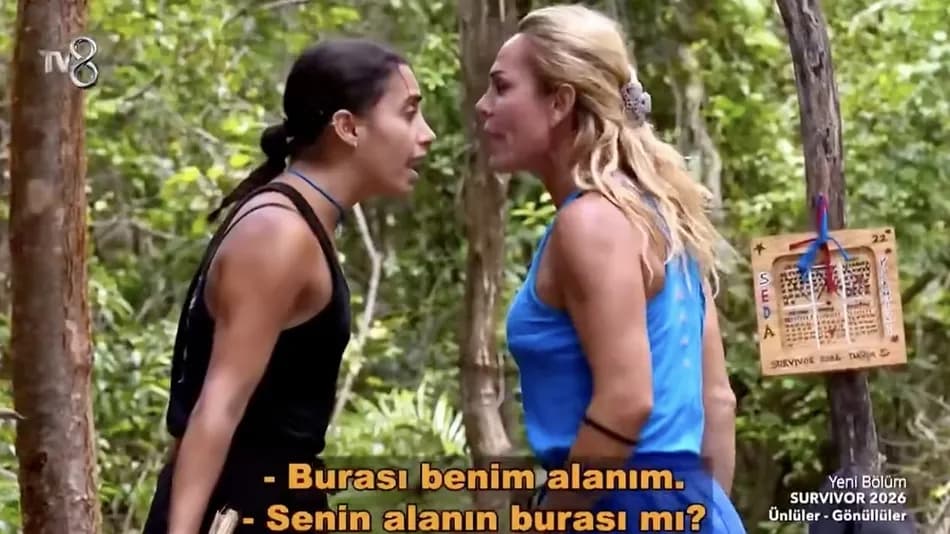 Survivor 2026'da Nagihan ile Seda Arasında Baraka Tartışması Yaşandı