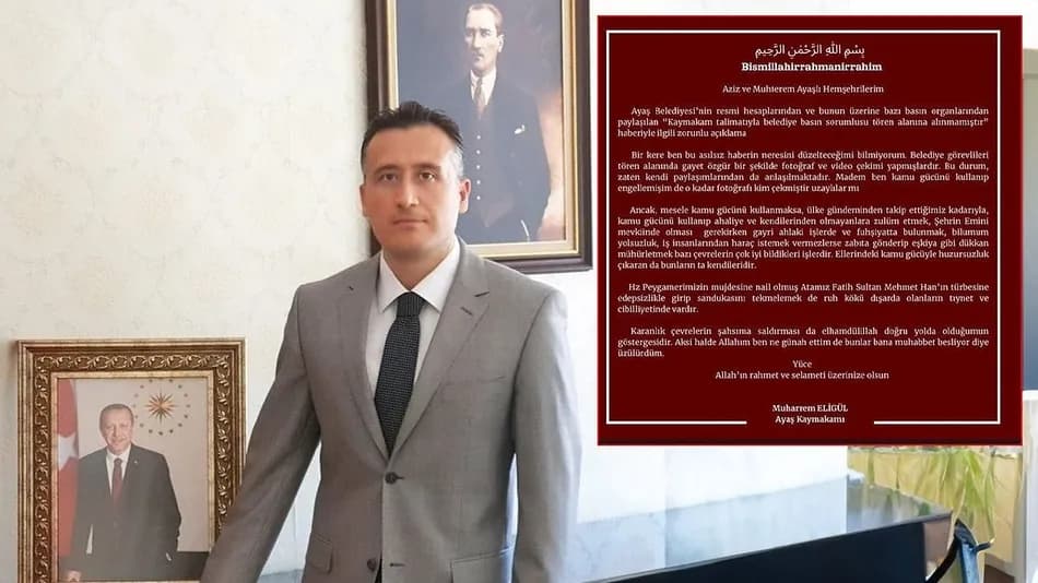 Ayaş Kaymakamı Muharrem Eligül görevden alındı