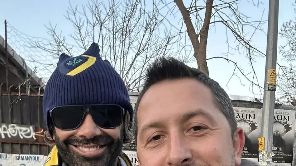 Diego Lugano, Fenerbahçe-Beşiktaş derbisini tribünden takip etti