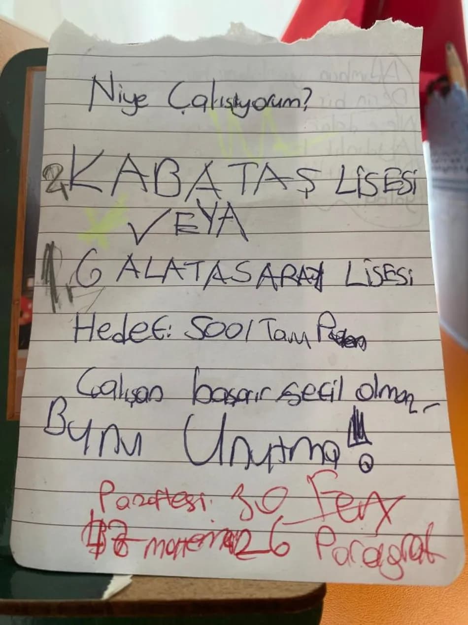 Kahramanmaraş’taki okul saldırısında hayatını kaybeden 11 yaşındaki Adnan’ın hedefleri ortaya çıktı