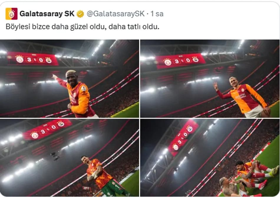 Galatasaray paylaşımındaki ifadelerin Kerem Aktürkoğlu'na gönderme olduğu öne sürüldü