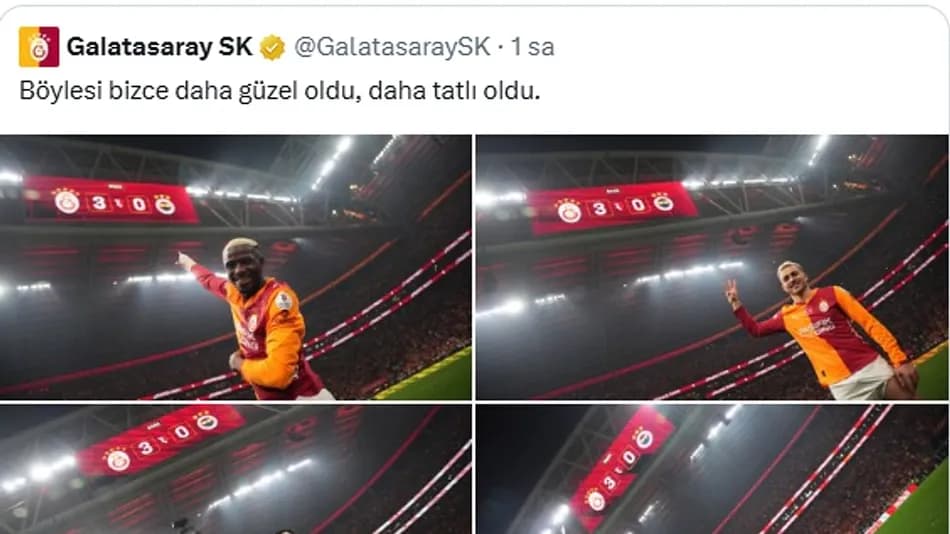 Galatasaray paylaşımındaki ifadelerin Kerem Aktürkoğlu'na gönderme olduğu öne sürüldü
