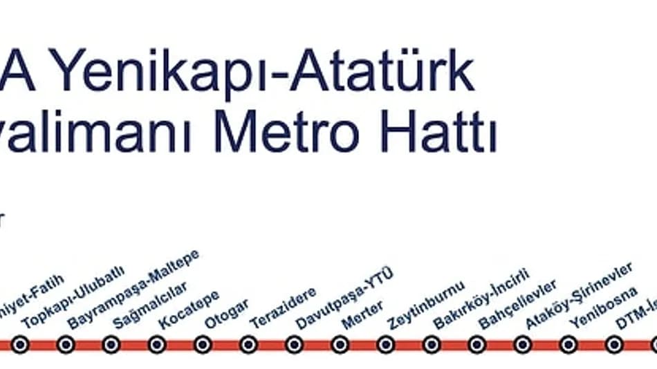 M1A ve M1B Metro Durakları: Yenikapı Güzergahları