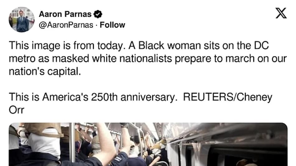 Patriot Front Washington’da yürüdü: Metro görüntüsü gündem oldu
