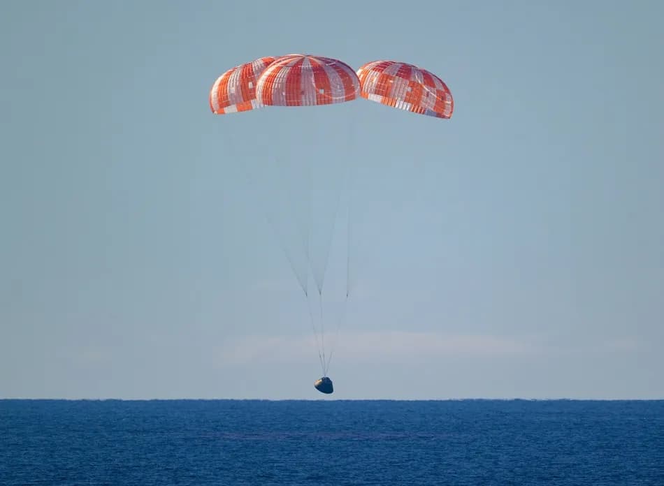 Artemis II mürettebatı 10 günlük görevin ardından Dünya'ya döndü