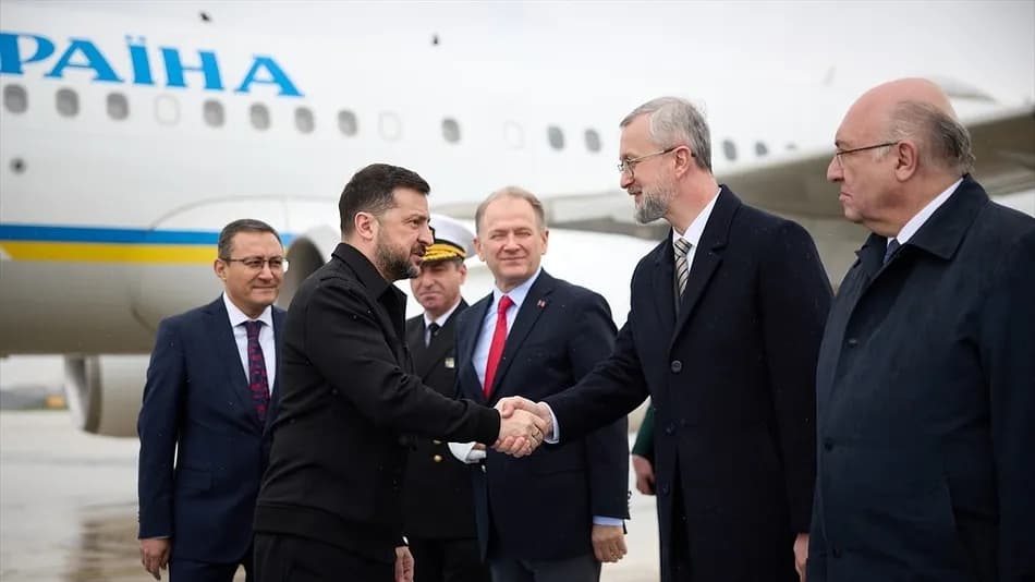 Zelenskiy, Erdoğan ile Görüşmek Üzere İstanbul'a Geldi
