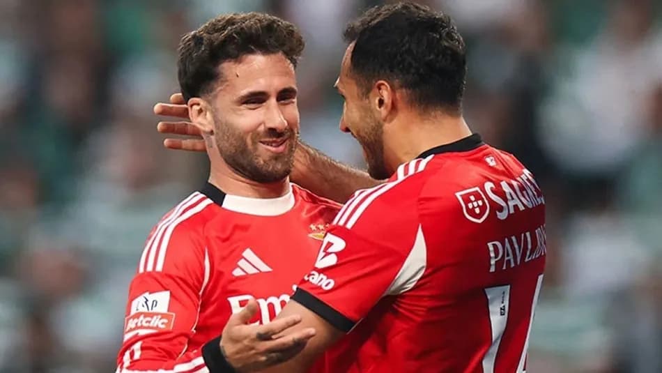 Benfica, Lizbon derbisinde Sporting'i uzatmada yenerek ikinci sıraya yükseldi