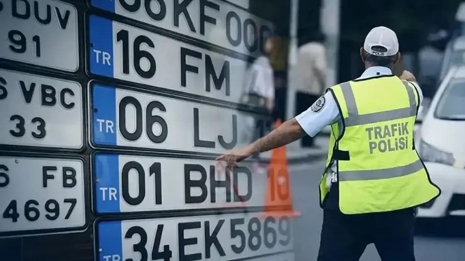 Standart dışı araç plakaları ücretsiz değiştirilecek