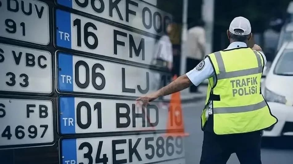 Standart dışı araç plakaları ücretsiz değiştirilecek