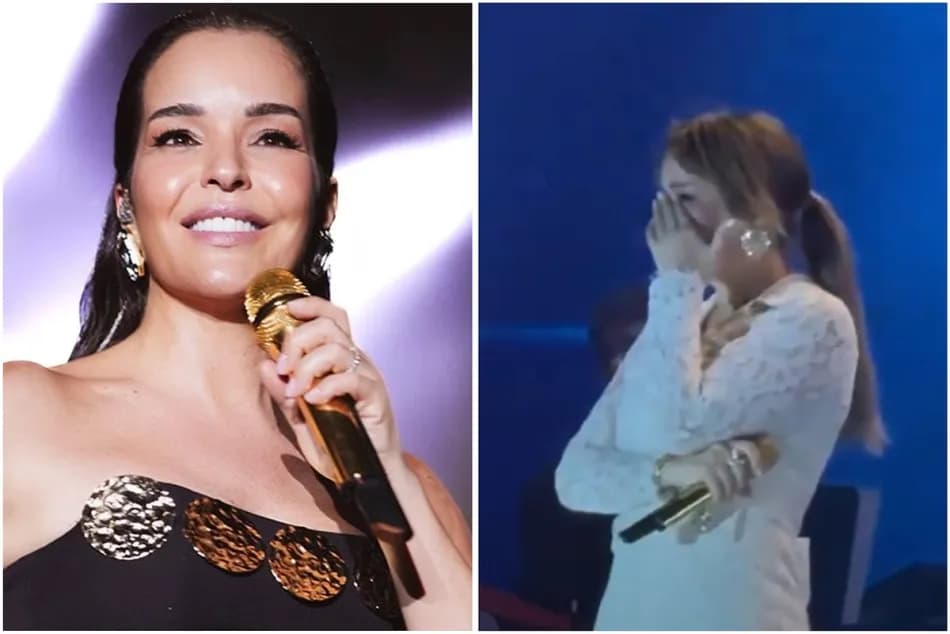 Bengü, Mersin konserinde sahnede gözyaşlarına hakim olamadı