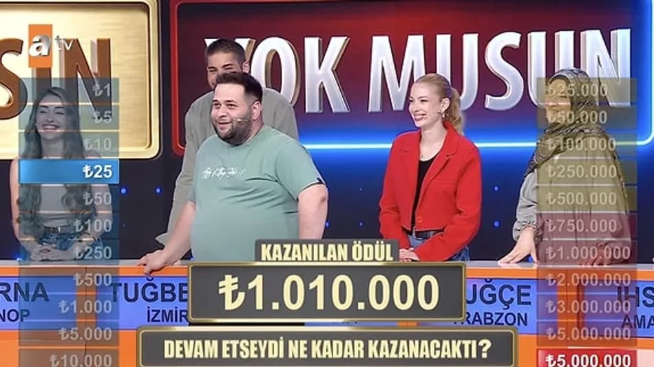 Var Mısın Yok Musun’da Alican Aydın 1 Milyon 10 Bin TL Kazandı