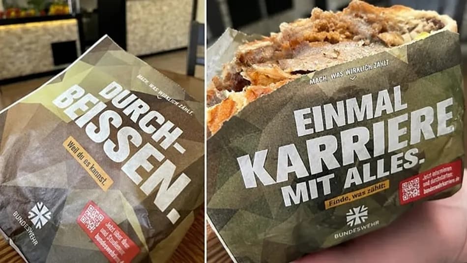 Alman Ordusu döner büfelerinde asker alımı kampanyası başlattı