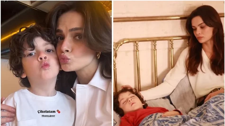 Uzak Şehir setinde Sinem Ünsal'a Anneler Günü sürprizi