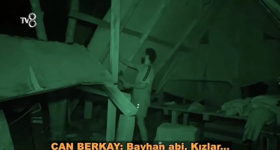 Survivor'da Bayhan eleme adayı olduktan sonra gece gürültü yaptı