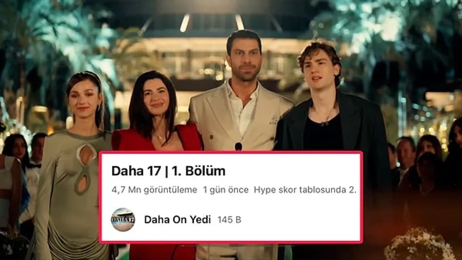 Daha 17 İlk Bölümü YouTube’da 4 Milyonu Aştı