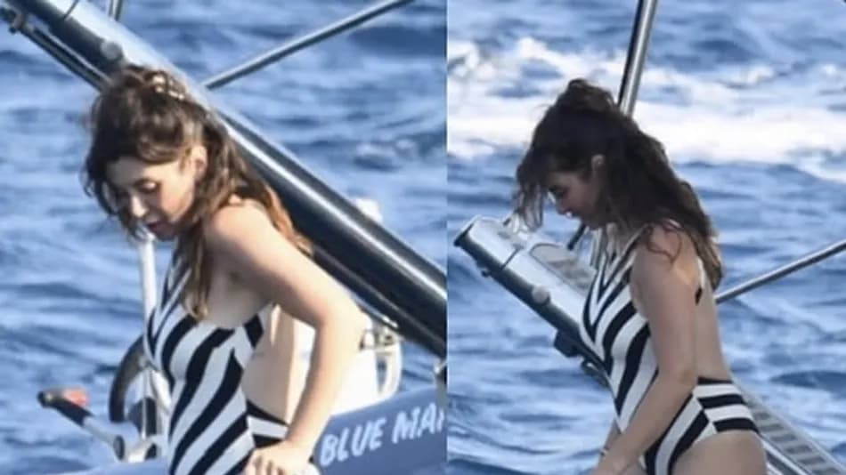 Gökçe Bahadır’ın hamilelik pozları Bodrum’da görüntülendi