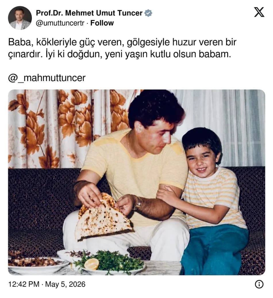 Mahmut Tuncer'in oğlu Mehmet Umut Tuncer'in AK Parti MKYK üyesi olduğu görüldü